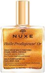 NUXE Huile Prodigieuse Shimmer Multi-Purpose Dry Oil - Luxurious Radiant Glow and Hydration for Face, Body & Hair, 3.3 Fl Oz