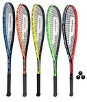 Prince Power Warrior Squash Racket Plus Cover + 3 Balls