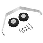 AONTOKY 1 Set Aluminum 25-40 Class Landing Gear Wheel Kit DIY Parts for RC Airplane Jet