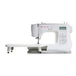 SINGER C5955 Computerized Sewing Machine | LCD Display | 200 Built-in Stitches | 850 SPM High-Speed Motor | Speed Control | Needle Up/Down | Extension Table | Easy Top-Loading Bobbin