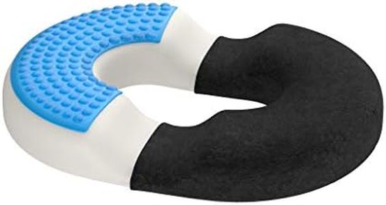 bonmedico Coussin Coccyx Orthopédique - Bouée Médicale Ergonomique en Gel et Mousse à Mémoire de Forme
