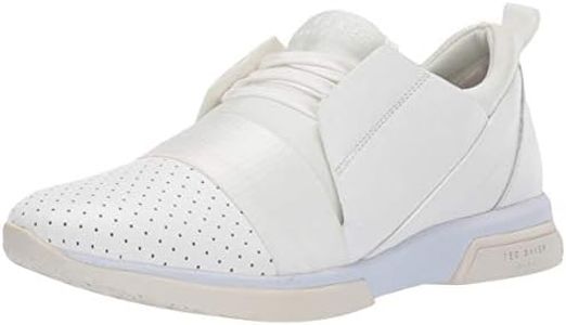 Ted Baker Women's CEPA Sneaker, White Leather, 6.5 M US