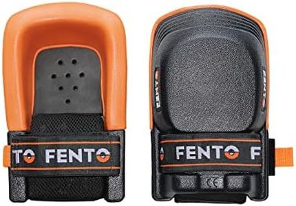 FENTO Original - Professional Knee Pads for Work, Construction, Flooring and Landscaping - Ergonomic Knee Protection with Adjustable Straps - 1 Pair - Lightweight 250 g