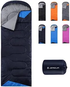 Sleeping Bags for Adults Backpacking Lightweight Waterproof- Cold Weather Sleeping Bag for Girls Boys Mens for Warm Camping Hiking Outdoor Travel Hunting with Compression Bags（Navy Blue）