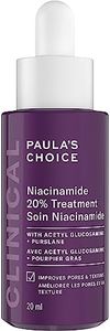 Paula's Choice CLINICAL 20% Niacinamide Vitamin B3 Concentrated Serum, Anti-Aging Treatment for Discoloration and Minimizing Large Pores, Fragrance-Free & Paraben-Free, 20mL Ounce Dropper Bottle