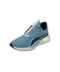 Puma Mens Lex Bold Blue-Speed Green Training Shoe - 9 UK (37682617)