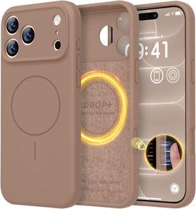 LOVE 3000 Magnetic for iPhone 18 Pro Max Case Silicone, Light Brown