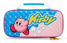 PowerA Protection Case for Nintendo Switch, Switch Lite & OLED Model, Hard Shell Protective Pouch with Carry Handle and 9 Game Cards Storage, Official: Kirby