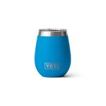 YETI Rambler Wine Tumbler, Vacuum Insulated Stainless Steel Tumbler with Magslider Lid, Big Wave Blue, 10 oz (296 ml)