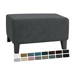 MAXIJIN Velvet Ottoman Slipcover St