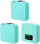 kwmobile Silicone Cover Compatible with RODE Wireless Go II Cover (Set of 3) - Case for Microphone - Peppermint Green