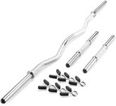 Marcy Standard Size Curl Bar and Dumbbell Handle Set with 6 Spring Collars SDC-10.1