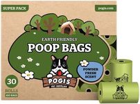 Pogi’s Dog Poop Bags - 30 Rolls (450 Doggie Poop Bags) - Leak-Proof Dog Waste Bags - Scented, Ultra Thick, Extra Large Poop Bags for Dogs