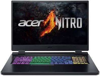 Acer Nitro 5 (AN517-55-7656) Ordinateur Portable de Jeu | Écran 17,3" FHD 144 Hz | Intel Core i7-12700H | 16 Go de RAM | SSD 512 Go | NVIDIA GeForce RTX 4050 | Windows 11 | Clavier QWERTZ | Noir
