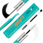 GEMERRY Waterproof Lash Bond and Seal with Tweezers Bond and Seal Eyelash Glue Lash Glue Kit Bond and Seal Eyelash Glue Lash Tweezers Lash Brush DIY Lash Extensions at Home