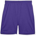 CHAMPRO Boys' Vision Athletic Gym Shorts, Purple, Large