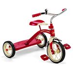 Radio Flyer Classic Red 10 inch Tricycle for Toddlers Ages 2-4, Toddler Bike