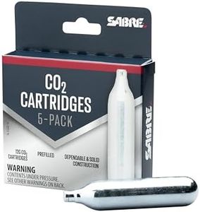 Sabre Home Defense Pepper Projectile Launcher, Large Size with (7) 0.68 Cal. Projectiles - 40% More Stopping Power for Extra Home Protection, and Made in USA Sabre Pepper Gel Canister 0.67 fl oz