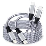 FKU iPhone Fast Charger Cable,Apple Super Quick Lightning Charger Cable [Apple MFi Certified] 10FT iPhone Charger USB C to Lightning Cable for iPhone 14/14 Plus/13/12/11/ProMax/MiNi/XS,iPad,AirPods