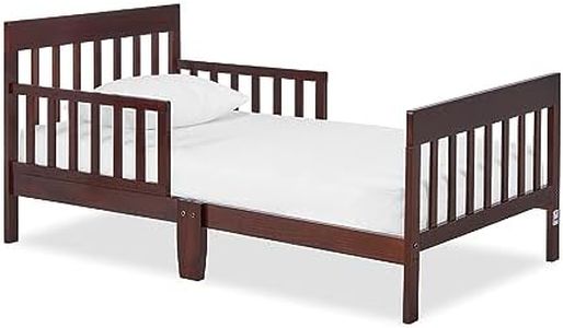 Dream On Me Finn Toddler Bed in Espresso, Greenguard Gold and JPMA Certified, Non-Toxic Finish, Made of Sustainable New Zealand Pinewood, Wooden Nursery Furniture