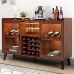 Loomie Wine Bar Cabinet with LED Li