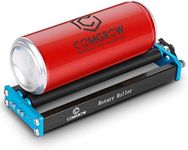 Comgrow Laser Rotary Roller, Laser Engraver Aluminum Y-axis Rotary Roller Engraving Module for Engraving Cylindrical Objects Cans, with 8mm-86mm Adjustment for DIY Laser Marking Different Size