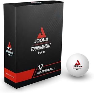 Joola Unisex - Adult Tournament 40+ Table Tennis Balls, White, One Size