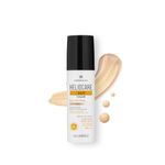 Heliocare 360 Color Gel Oil-Free Beige SPF 50 50ml / Gel Sunscreen For Face/Daily UVA UVB Visible Light Infrared-A Anti-Ageing Sun Protection/Matte Foundation Coverage