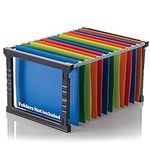 Officemate Plastic Hanging File Folder Frame, 18 Inch, Letter and Legal Size. 1 Set (91961), Assorted Colors