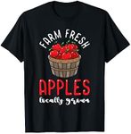 Apple Picking Farm Fresh Apples Farmer For Kids Girls Women T-Shirt