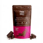 4 in 1 Chocolate Bikini Line Hair Removal Powder Mask for Women Painless & Instant Hair Removal Tan Removal & Skin Nourishment 20 Times Bikini Wax Pack No Heat No Strips 80g (Bikini Wax)