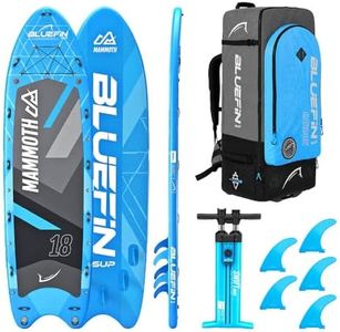 Bluefin Aufblasbares Steh-Paddle Board | Mammut 18′ Modell | Familien/Gruppen-Board – Bis zu 10 Nutzer
