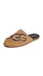 UGG Men's Scuff Logo Slipper, Chestnut/Espresso, 10