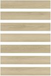 FloorPops 36-in by 6-in Light Oak Peel and Stick Wood Floor Planks, Pack of 7 Tiles, FPW6158
