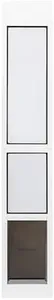 PetSafe Extreme Weather Sliding Glass Pet Door - Easy to Install, Perfect for Rental Homes and Apartments - Adjustable Height 75 7/8" to 80 11/16" - Insert for Patio Sliding Glass Doors, Large Size