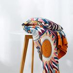 Wotcsil Cotton Sofa Throw Bed throw Thin Blanket Throw Boho Throw Blanket Bedspread Throw Woven Geometric Patterns for Covering Sofa Bed Armchair, 150x200 cm (60x78in),Multicolor