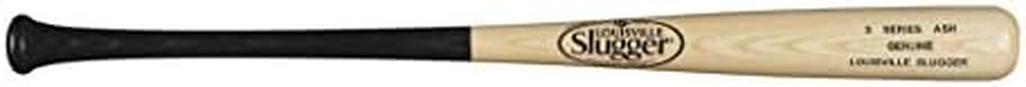 Louisville Slugger Authentique Série 3 Frêne Mix Batte de Baseball, Noir/Naturel