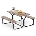 Giantex Picnic Table Bench Set Outd