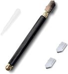 youkzuan Glass Cutter 2mm-20mm, Professional Carbide Tungsten Glass Cutters Tools, Brass Oil Fed Pencil Style Glass Cutting Tool for Tiles, Mosaic, Mirror