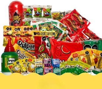 Generic Mexican Candy Fiesta: 50 Authentic Treats in a Festive Bag - Sweet, Spicy, Sour Dulces Mexicano Assortment for Kids & Adults