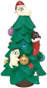 Decole ZXS-35023X Concombre Cat Tree, Approx. 3.1 x 2.8 x 5.3 inches (80 x 70 x 136 mm)