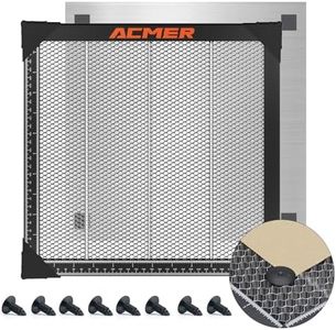 ACMER Honeycomb Laser Bed, Honeycomb Working Table with Aluminum Panel, Cutting Table for Laser Engraver Cutting Machine, Fast Heat Dissipation and Desktop Protection 500x500