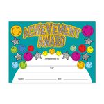 SuperStickers 'Achievement Award' Sparkling Cerificate. A5 certificates, Pack of 20.