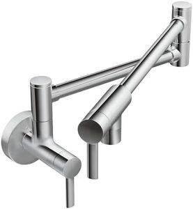 Moen S665 Pot Filler Two-Handle Kitchen Faucet, Chrome