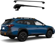 ROKIOTOEX Cobra Roof Rack Crossbars Fit for 2022-2025 Subar-u Outback Wilderness Raised Side Rails, Cross Bars for Rooftop Cargo Box Luggage, Ski Board, Bike Carrier – Black CJ4035