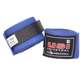 USI UNIVERSAL Boxing Hand Wraps Pack of 1 Pairs, Hand Wraps for Boxing Martial Arts MMA Inner Hand Wraps/Bands for Punching Length 2.75m (108"), Blue