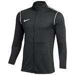 NIKE Men's M Nk Dry Park20 Trk Jkt Sport Jacket, black/White/White, XL UK