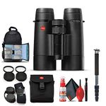 Leica 7x42 Ultravid HD-Plus Binoculars (40092) + Backpack + Full Size Monopod + Cleaning Set + 2 x Cap Keeper + Neck Strap