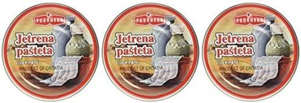 Podravka Jetrena Pasteta Liver Pate Product of Croatia Pack of 3