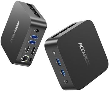 ACEMAGIC V1 Mini PC Twin Lake N150 (Upgraded N100, Up to 3.6 GHz) 16GB DDR4 RAM 512 M.2 2280 SSD Win11 Pro, Mini Computer 4K Dual Display/HDMI/WiFi/BT/LAN -Home/Office